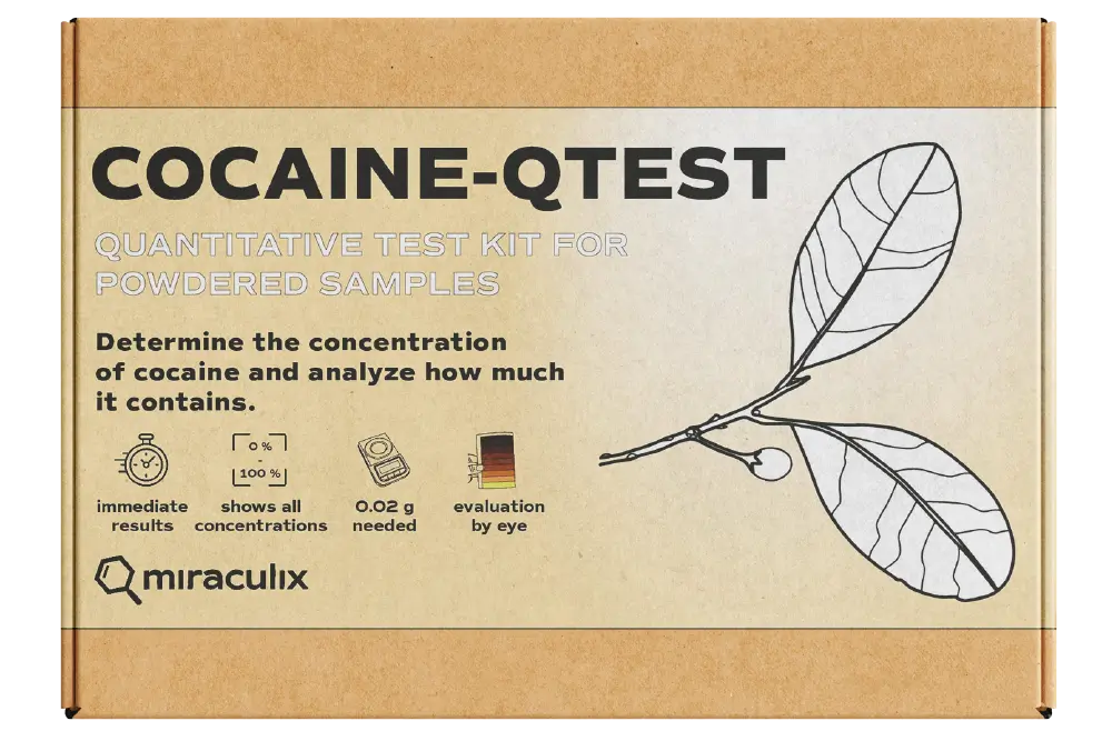 Caja del QTest de Cocaína de Miraculix