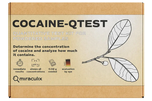 Caja del QTest de Cocaína de Miraculix