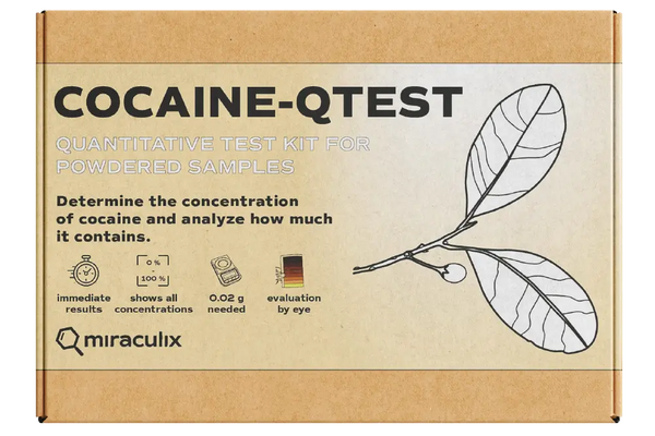 Caja del QTest de Cocaína de Miraculix